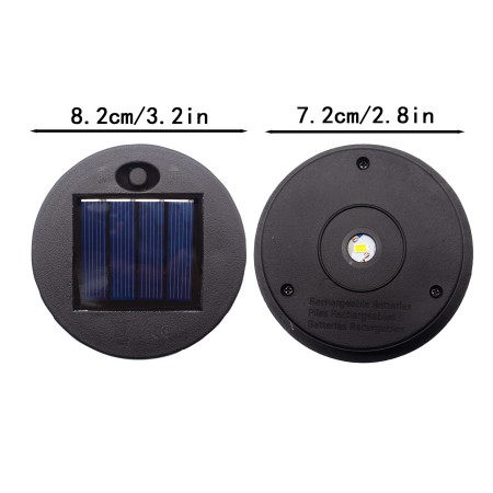 8.5cm solar led smd light battery box