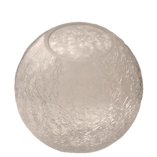 crackle glass lampshade