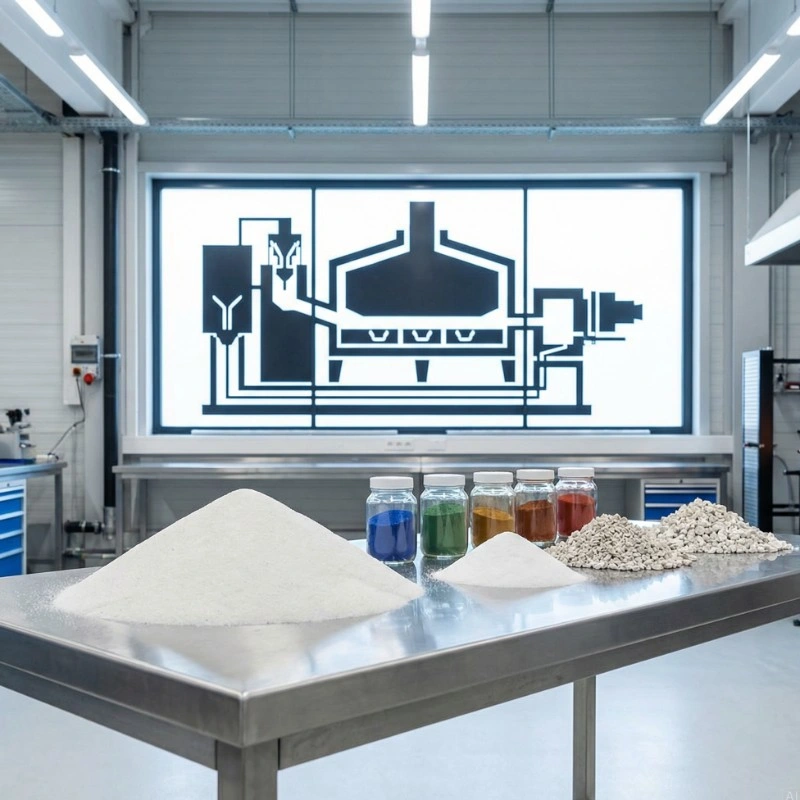 glass batch lab materials furnace