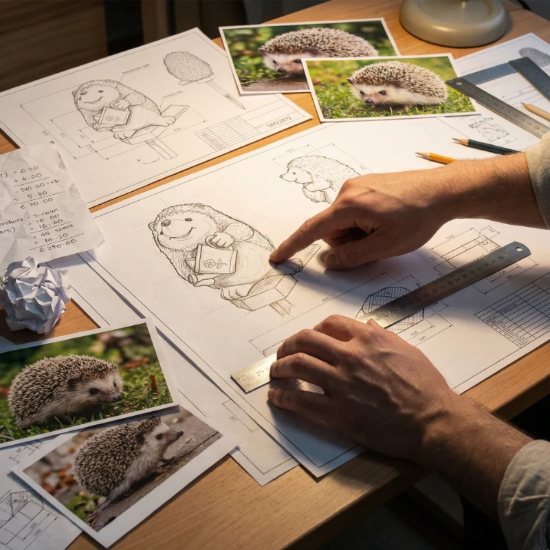 hedgehog solar light design review