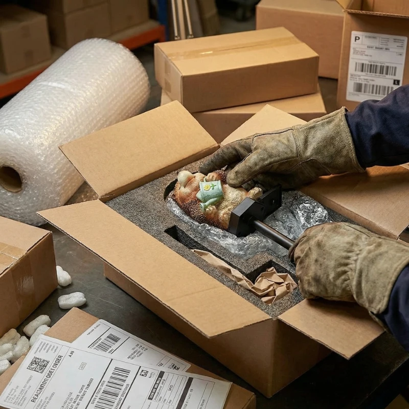 hedgehog solar light packaging