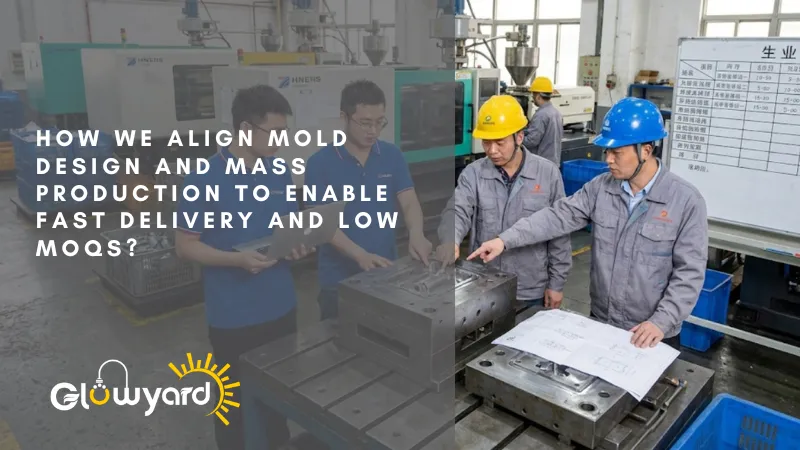 how we align mold design and mass production to enable fast delivery and low moqs