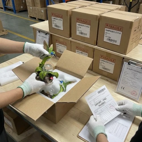 oqc hummingbird statues packaging check