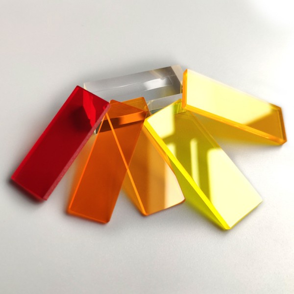 painted & electroplated glass meterial