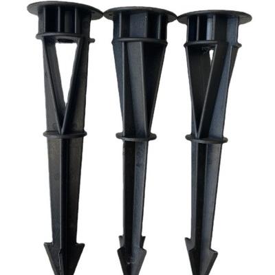 plastic lamp pole for ground plug in lamp