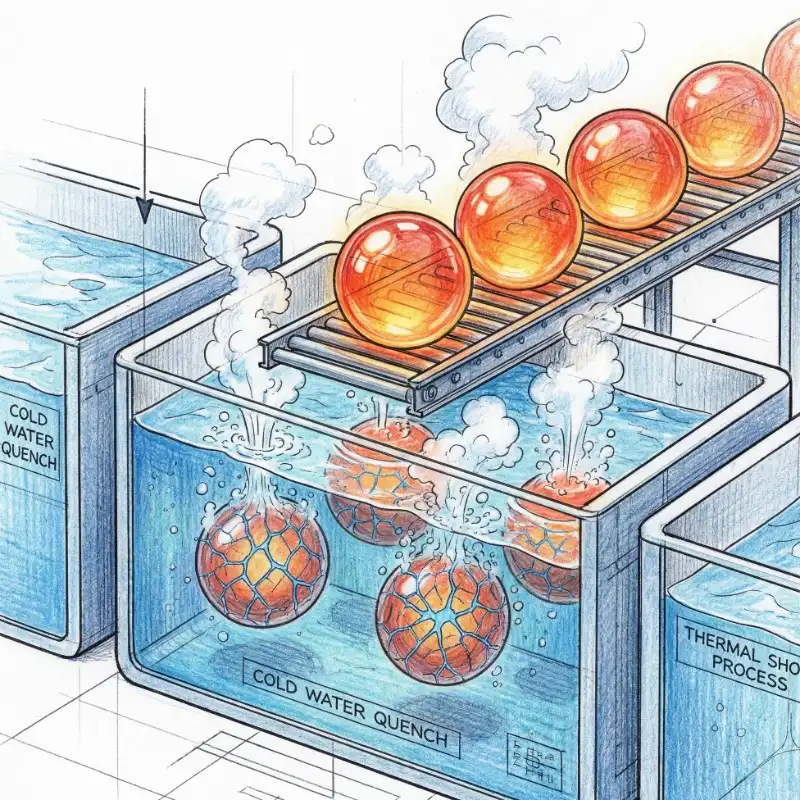 thermal shock glass cracking