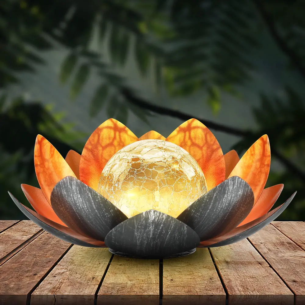 01 Wholesale Lotus Solar Lights