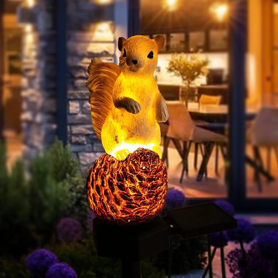 01 Wholesale Squirrel Solar Lights