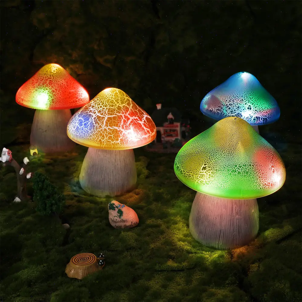 02 Bulk Mushroom Solar Lights