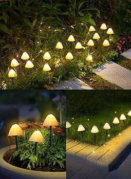 04 Custom Mushroom Solar Lights