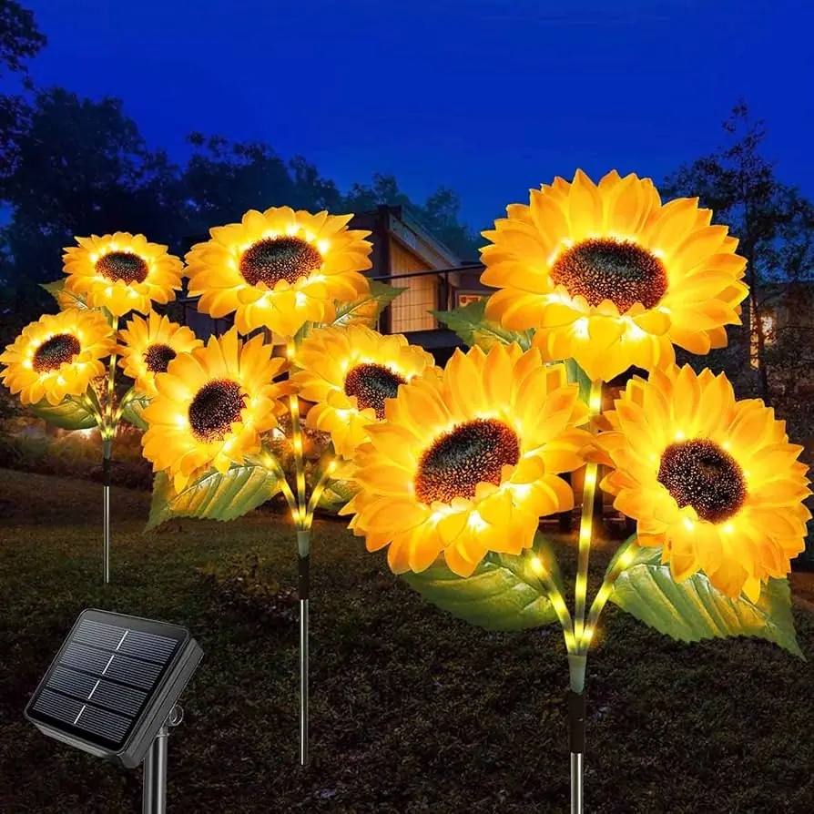 05 Oem Sunflower Solar Lights