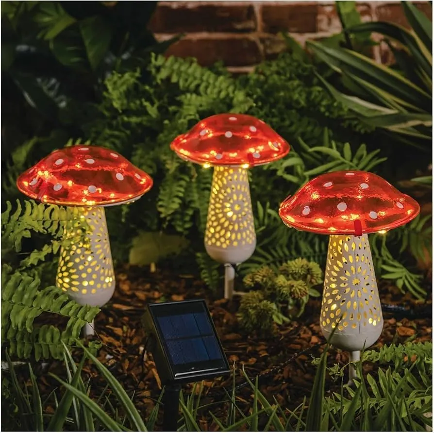 08 Mushroom Solar Lights Supplier