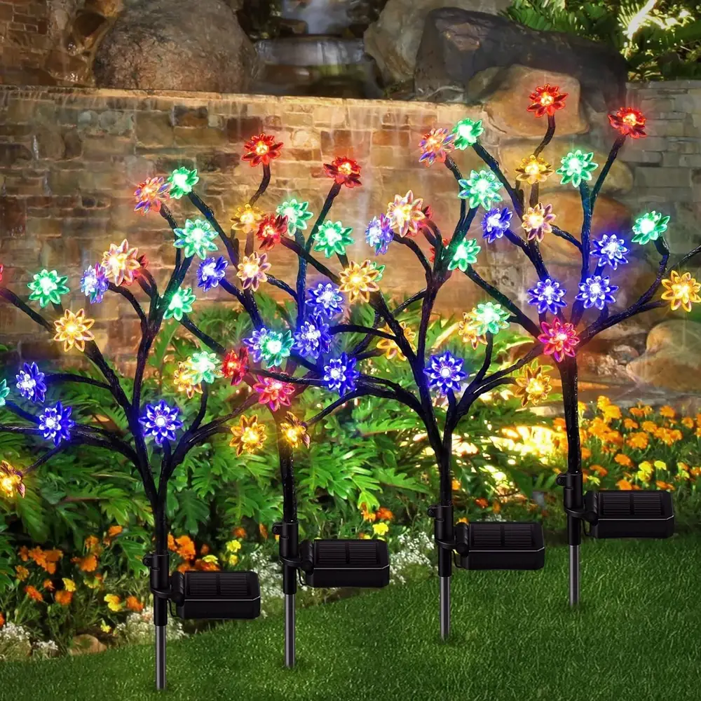 10 Cherry Blossom Solar Tree Lights