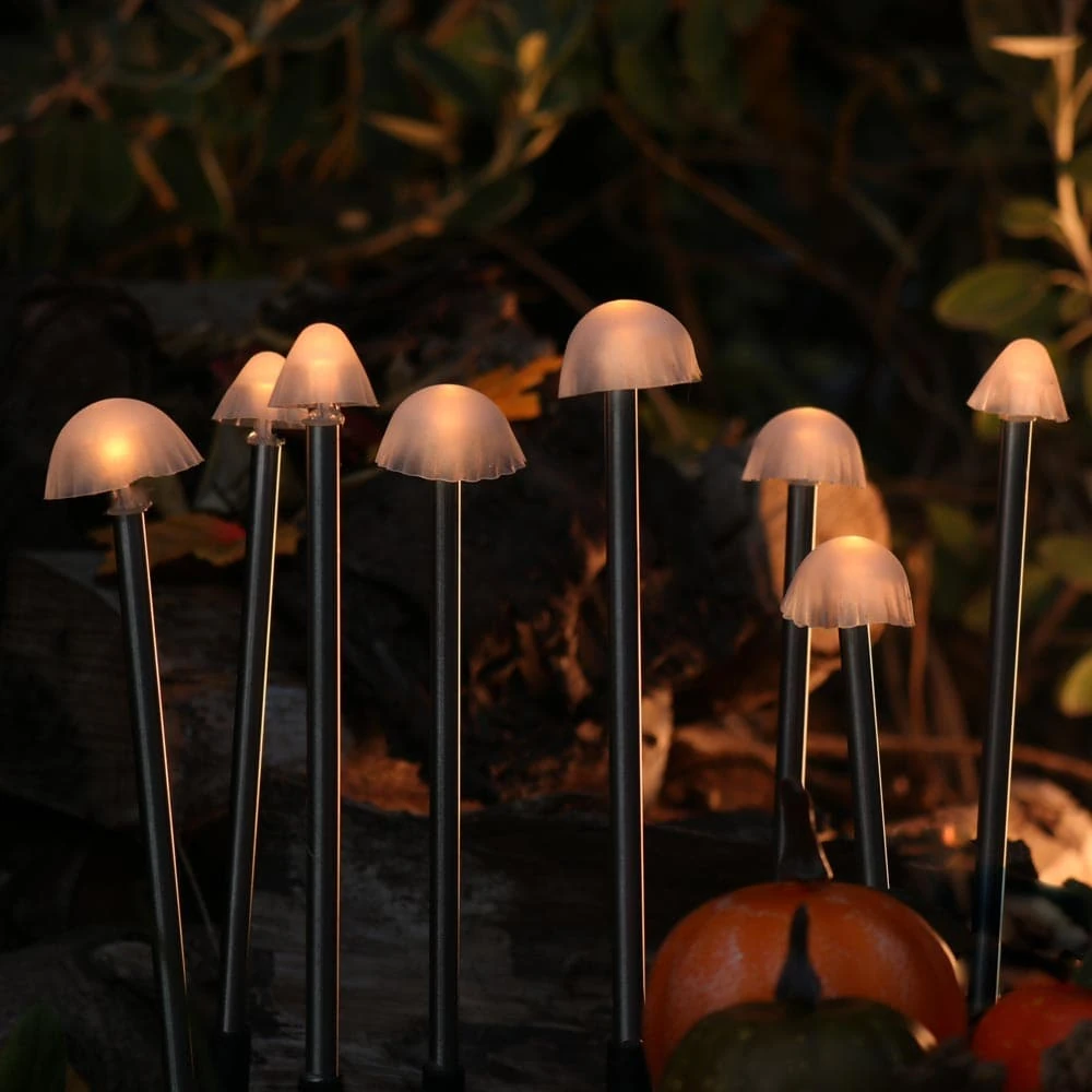 10 Mushroom Solar Garden Lights