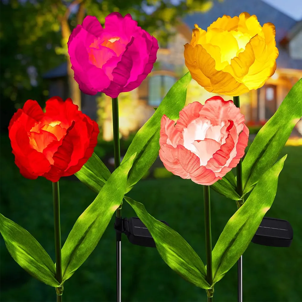 11 Tulip Solar Stake Lights