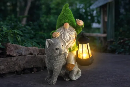 12 glowyard dwarf and gnome solar lights