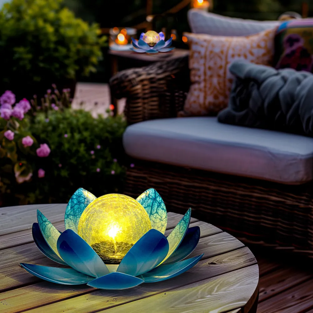 13 Lotus Solar Lights Floating