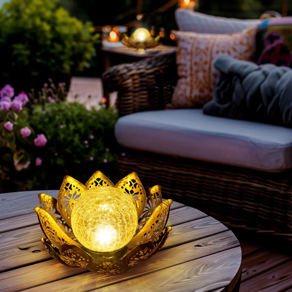 14 Lotus Solar Lights Outdoor