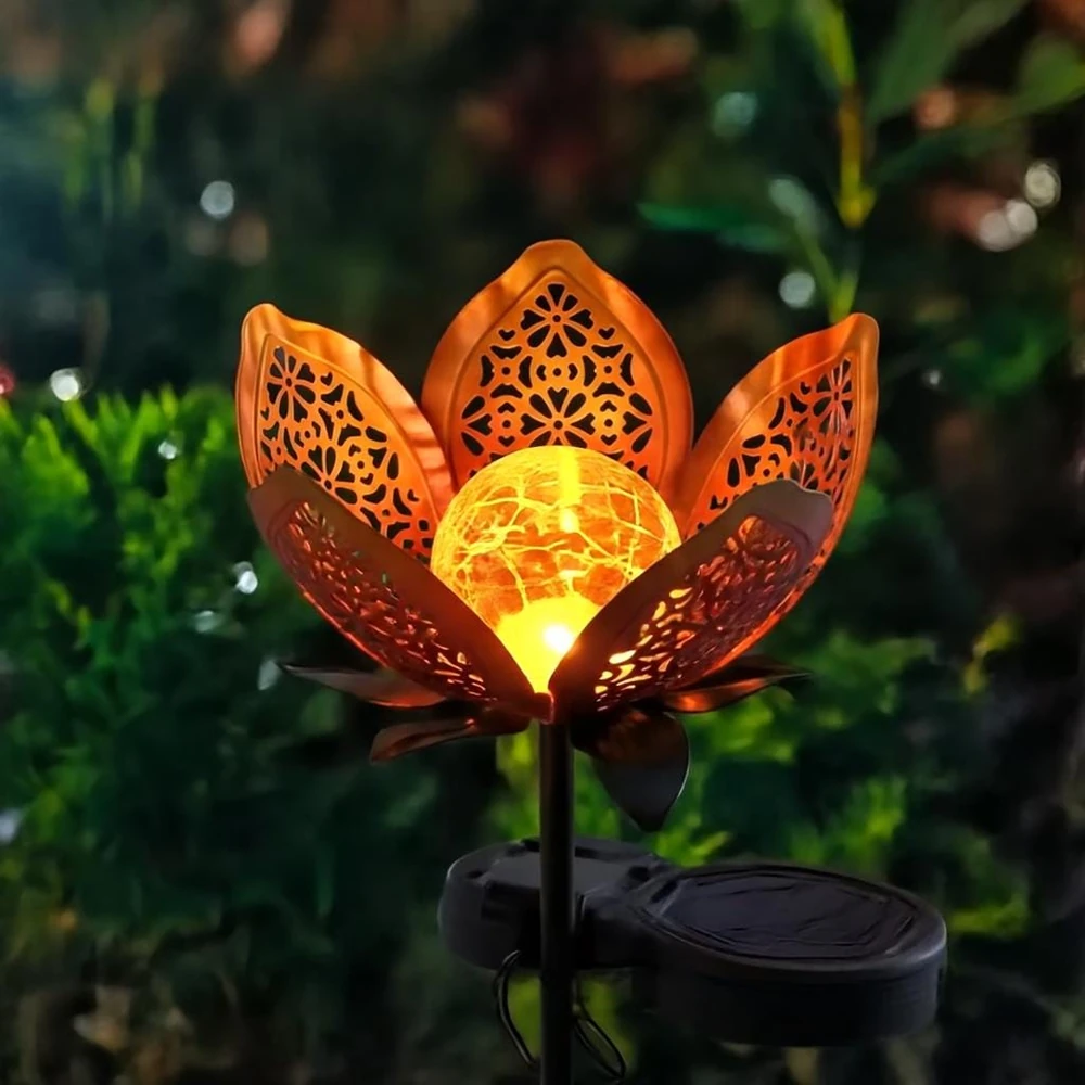 19 Lotus Solar Lights Waterproof