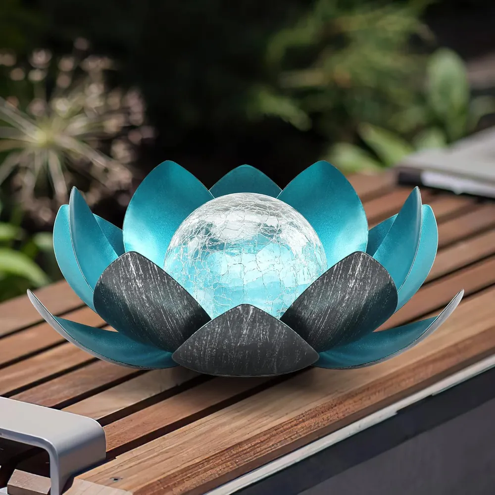 20 Lotus Solar Lights Led