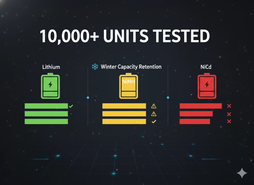6. how do all battery types compare in real world testing