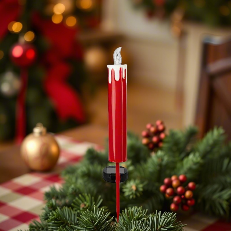 sm241138 iron wrought iron candles solar planted lawn light