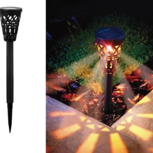 sm221018 pp plastic cut out solar stake lights (set of 6)