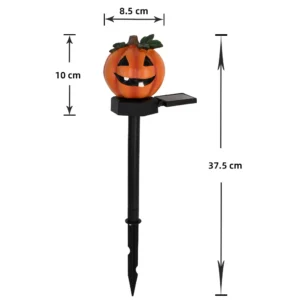 sm251003 resin pumpkin solar stake light (1)