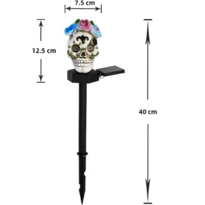 sm251017 resin female ghost solar stake light (1)