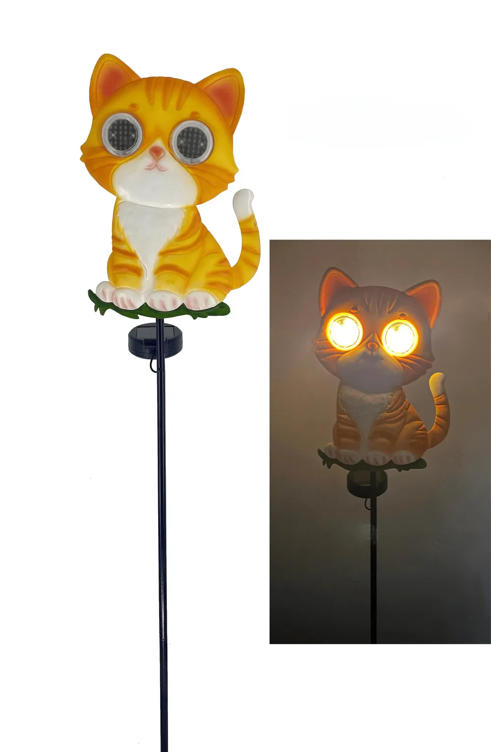 sm251038 iron+pp cat eye solar stake light (5)