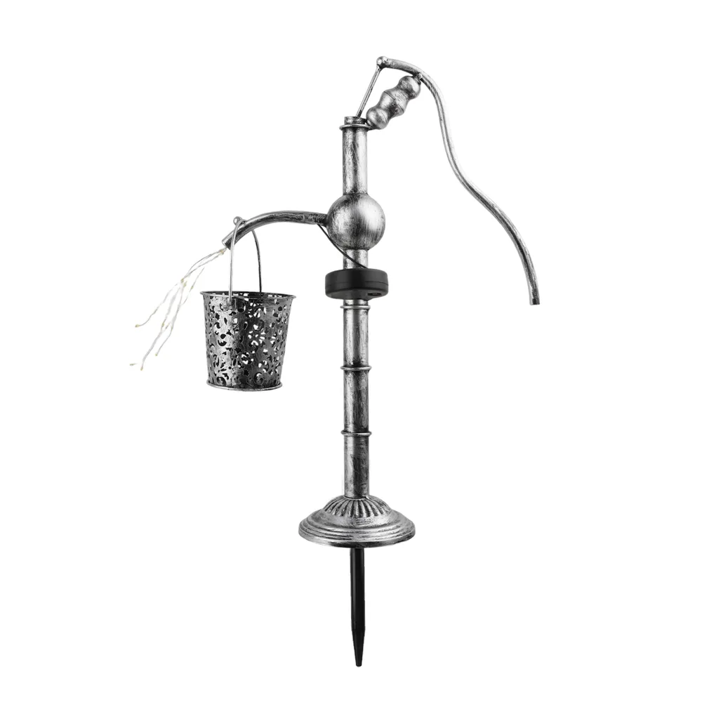 sm251064 iron+pp solar powered water pump bucket lamp (1)