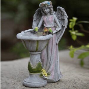 sm251078 resin solar flower fairy statue