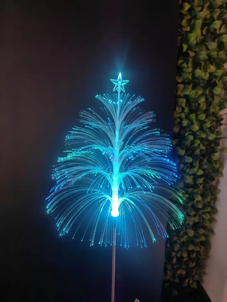 sm251120 optical fiber solar powered 5 layer jellyfish stake light (1)