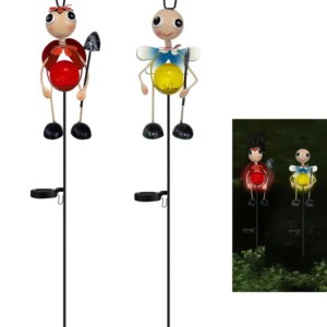 sm251193 iron + glass bee solar light (1)