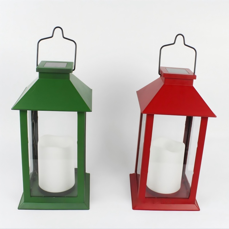 sm251227 solar flickering candle lanterns for christmas and all saint's day