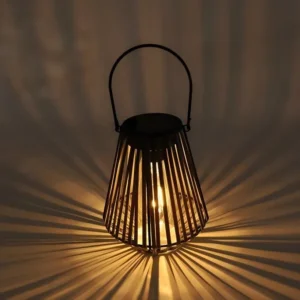 sm251296 iron+pe+pp metal cage solar lantern light (1)