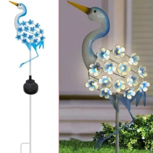 sm25869 iron+pp blue crane solar stake light