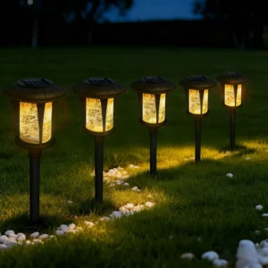 sm26025 glass+abs (new design) cracked glass solar stake light (1)