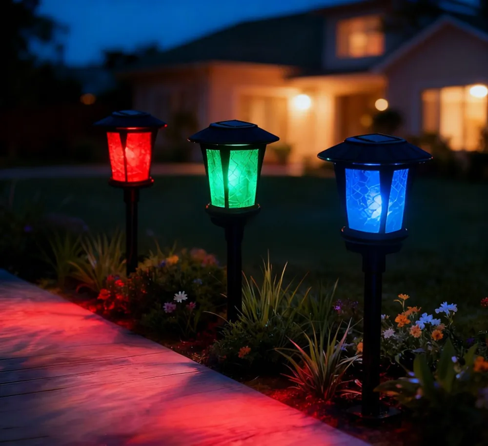 sm26025 glass+abs (new design) cracked glass solar stake light (3)