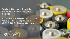 which battery type is best for solar garden lights， lithium vs nimh vs nicd complete comparison (2026 b2b buyer guide)