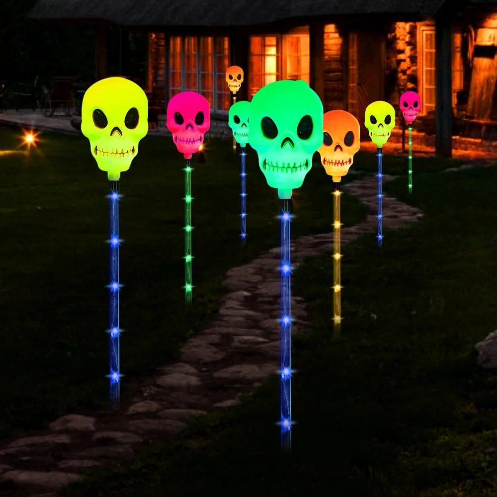 Skull Solar Lights