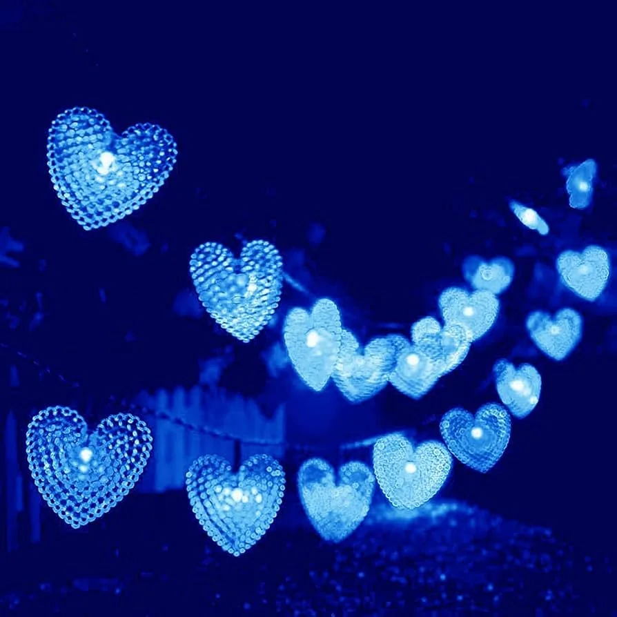 Heart Shape Solar Lights