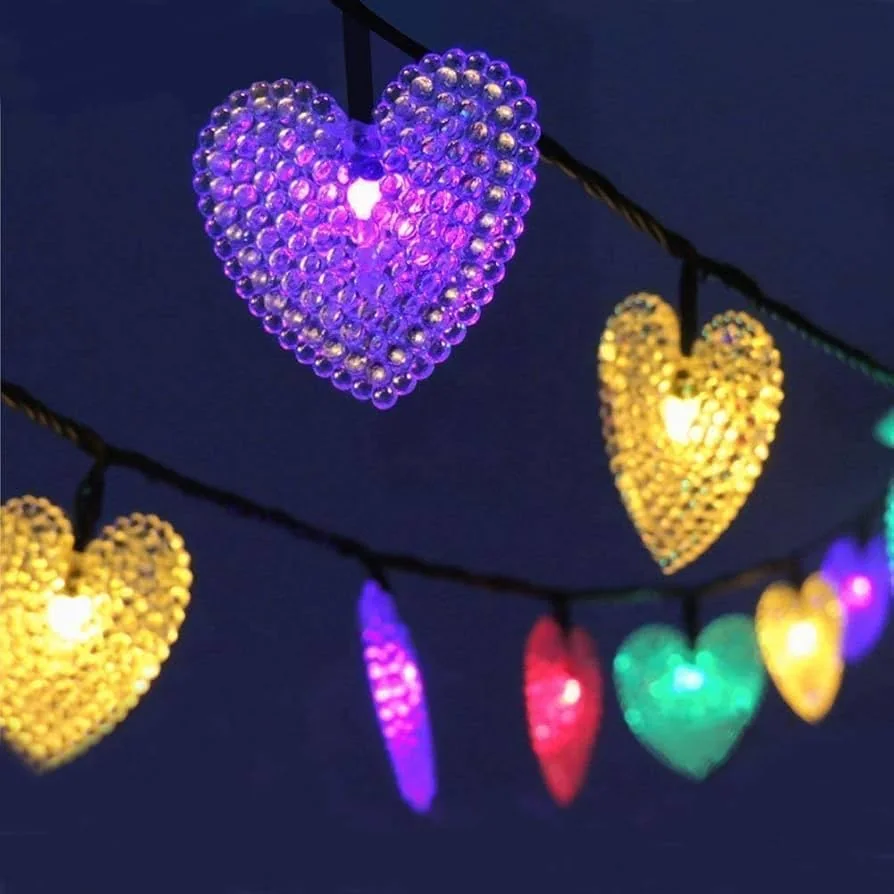 Heart Shape Solar Lights