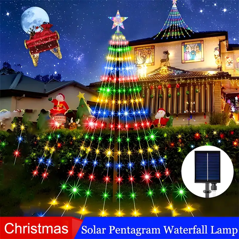 Christmas Tree Solar Lights