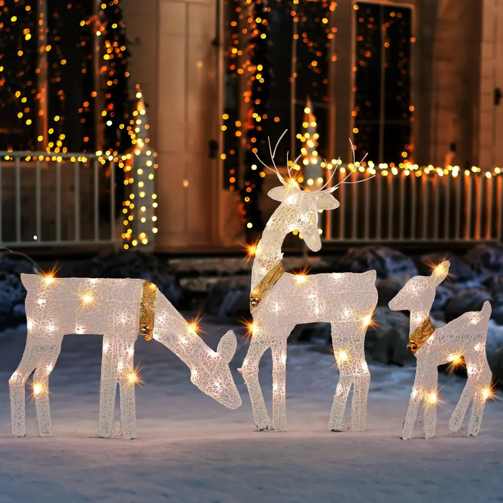 Reindeer Solar Lights