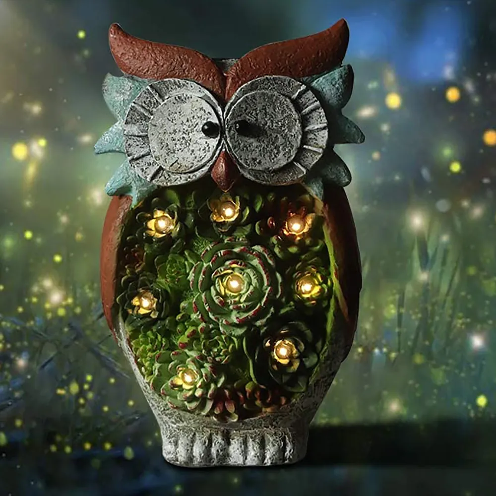 Owl Solar Lights