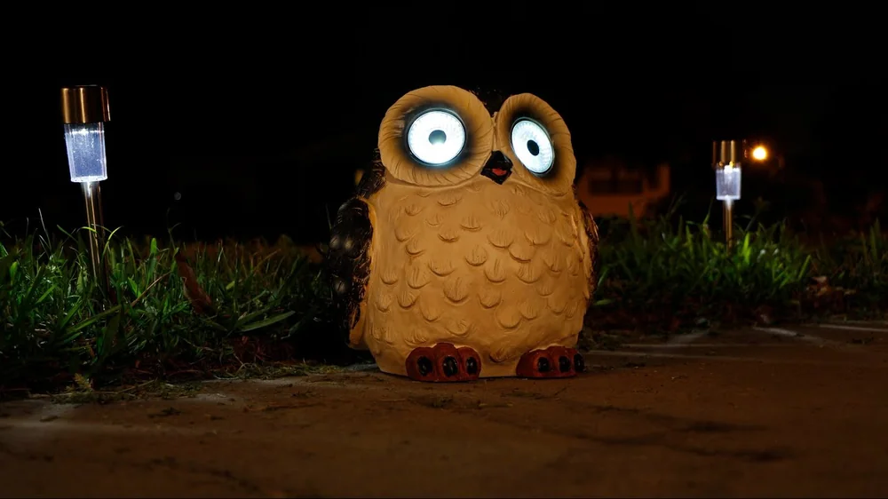 Owl Solar Lights