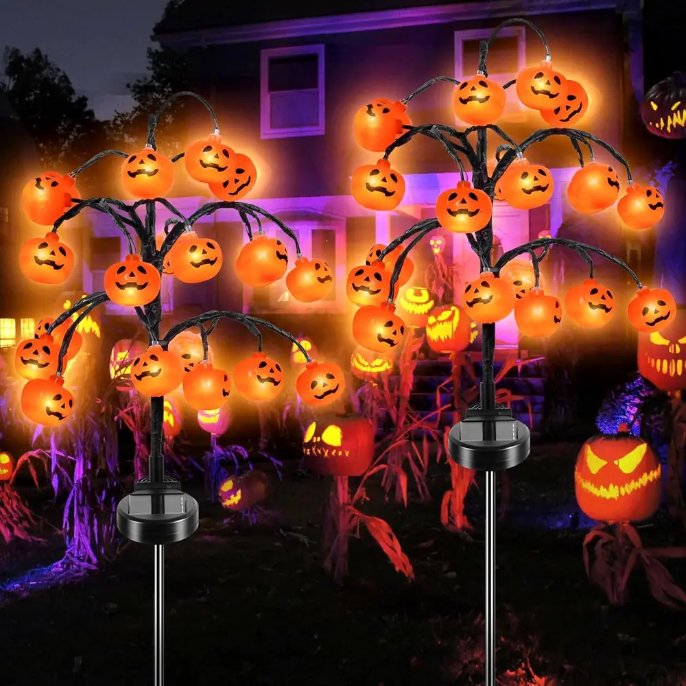 Pumpkin Solar Lights