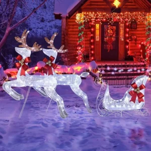 bulk reindeer decoration lights