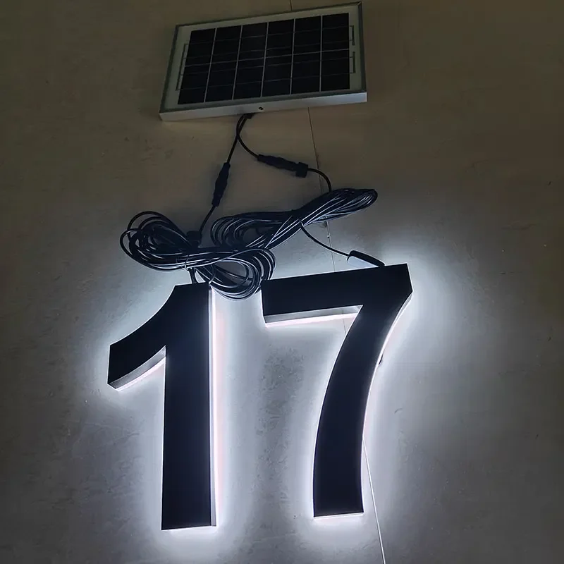 Sign Solar Lights